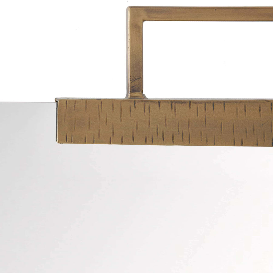 Princeton Mirror-Antique Brass