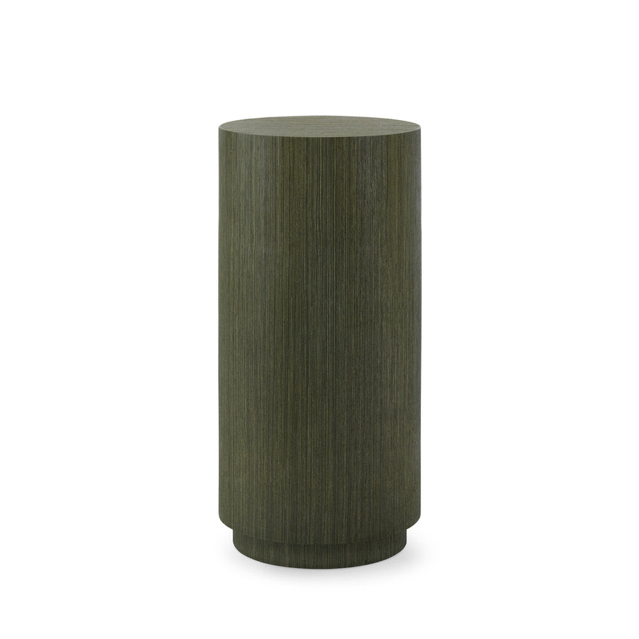 Aaron 2-Drawer End Table, Deep Olive