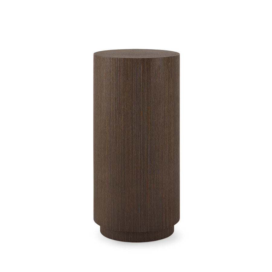 Aaron 2-Drawer End Table, Warm Chocolate