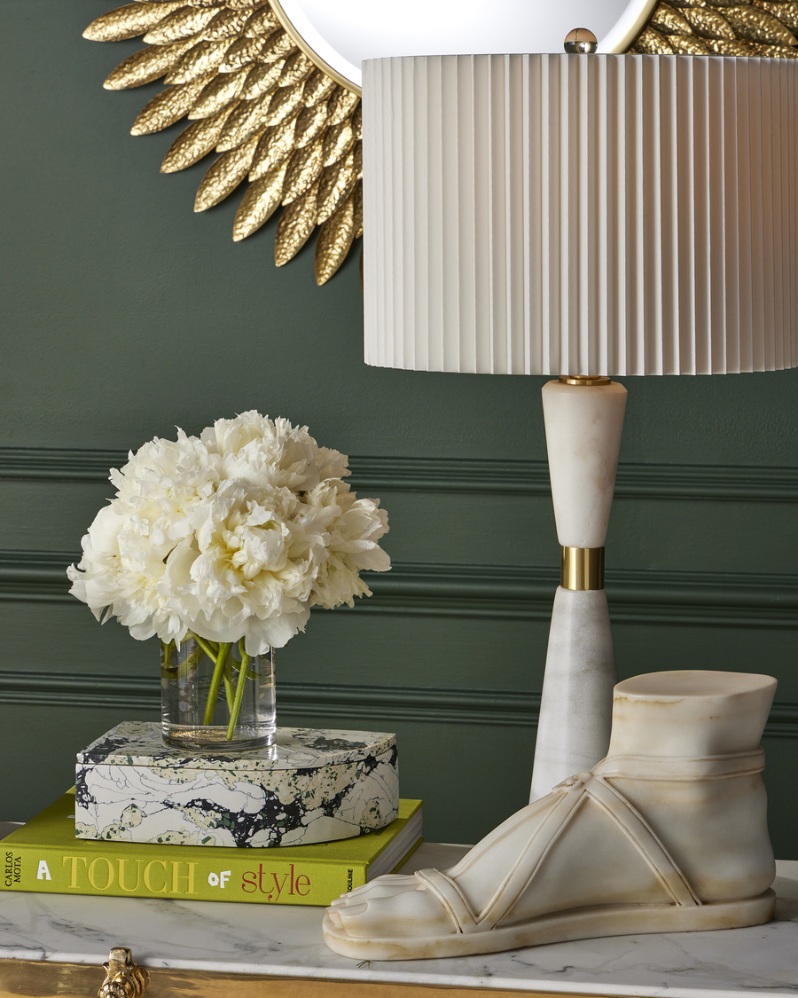 Edelmar White Table Lamp