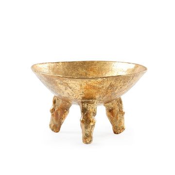 Akai Medium Bowl, Gold Leaf