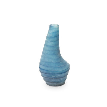 Amahle Small Vase, Aegean Blue