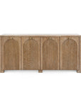 Arcadia 4-Door Cabinet, Soft Glow Oak