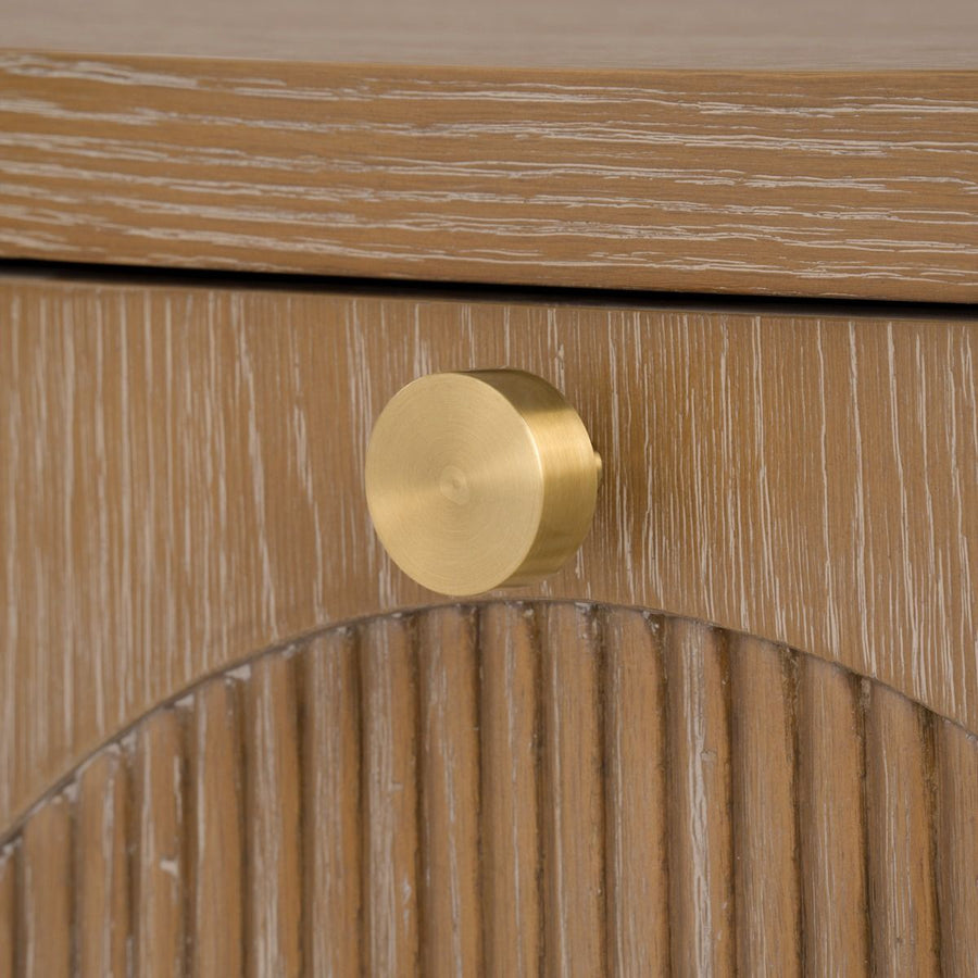 Arcadia 4-Door Cabinet, Soft Glow Oak