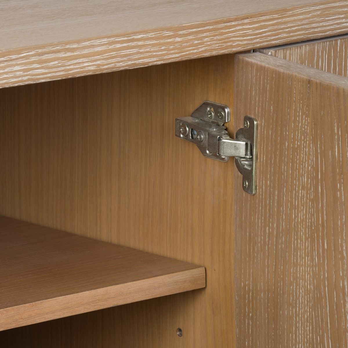 Arcadia 4-Door Cabinet, Soft Glow Oak