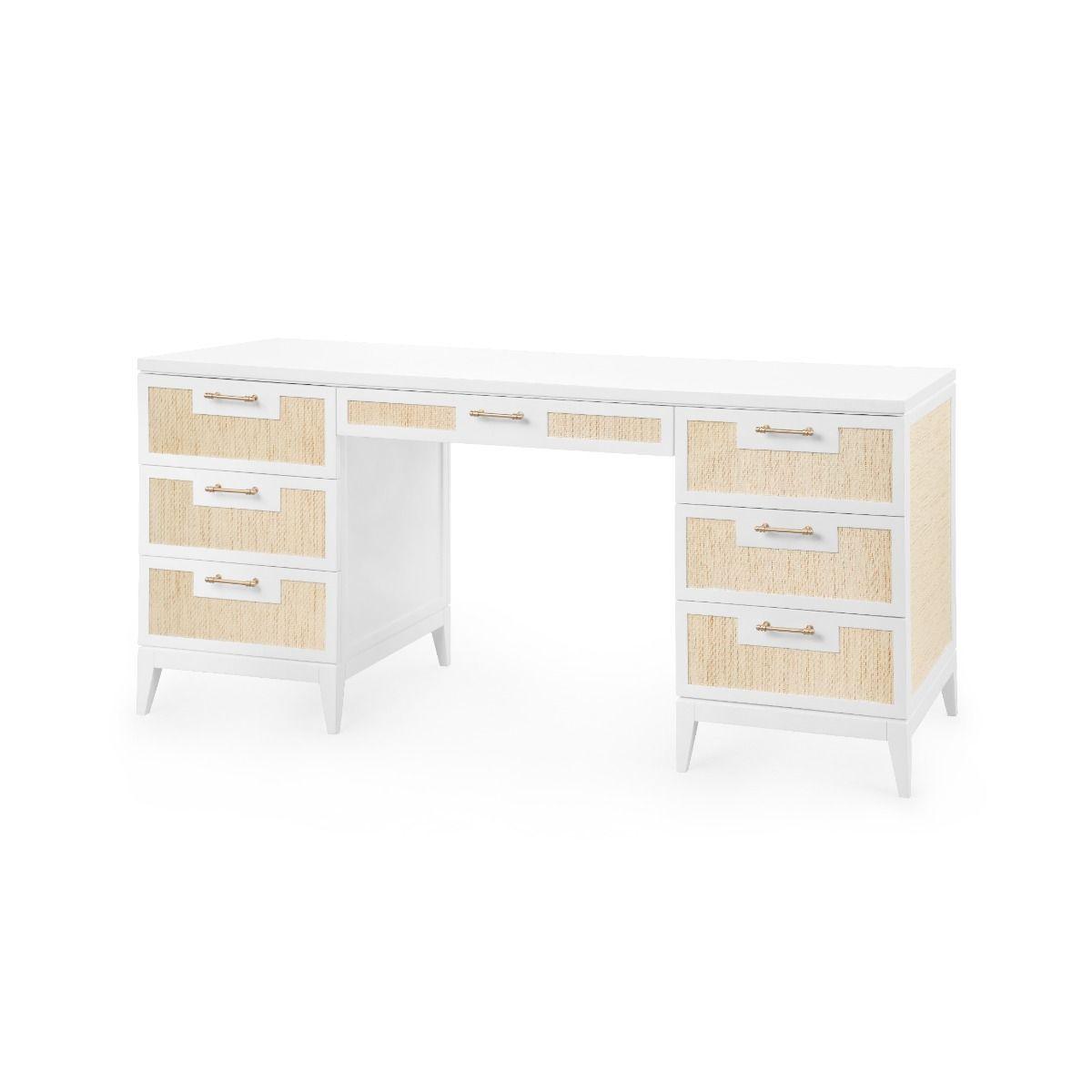 Astor Desk, Vanilla - Maison Vogue