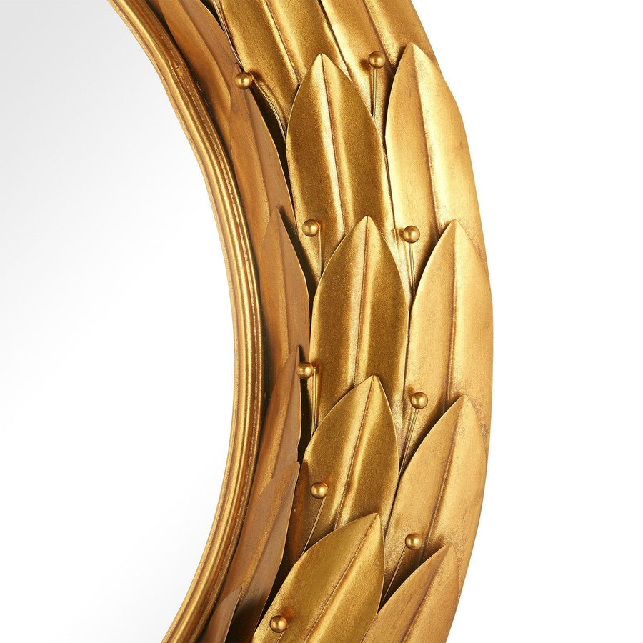 Athena Mirror, Gold Leaf - Maison Vogue