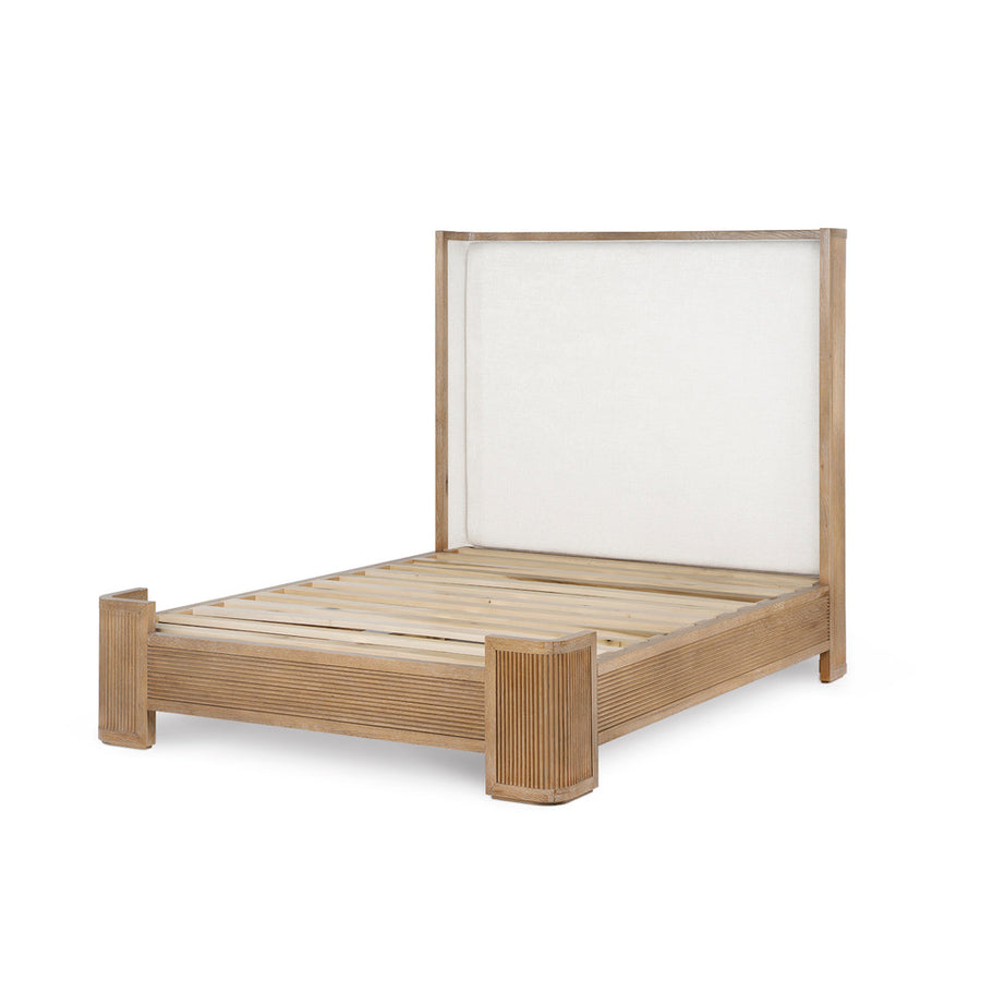 Atlas Queen Bed, Soft Glow Oak