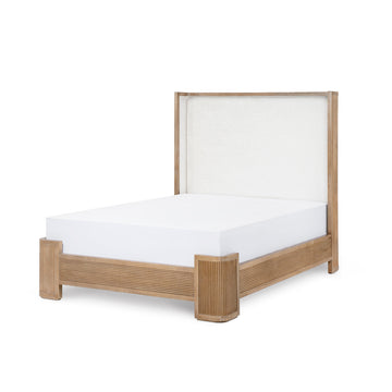 Atlas Queen Bed, Soft Glow Oak
