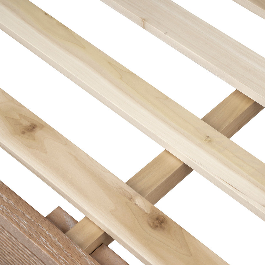 Atlas King Bed, Soft Glow Oak