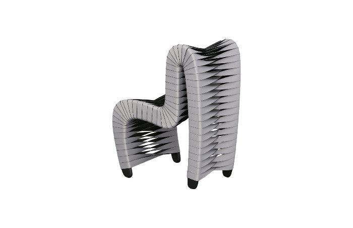 Seat Belt Chair Kid Sized, Gray - Maison Vogue