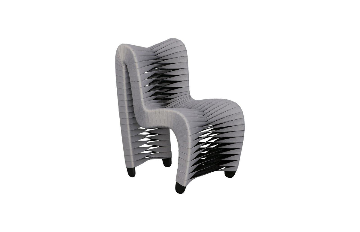 Seat Belt Chair Kid Sized, Gray - Maison Vogue