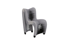 Seat Belt Chair Kid Sized, Gray - Maison Vogue