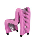 Seat Belt Chair Kid Sized, Pink - Maison Vogue