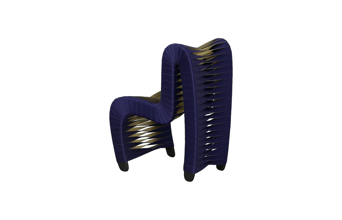 Seat Belt Chair Kid Sized, Navy - Maison Vogue