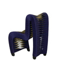 Seat Belt Chair Kid Sized, Navy - Maison Vogue