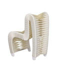 Seat Belt Chair Kid Sized, White - Maison Vogue