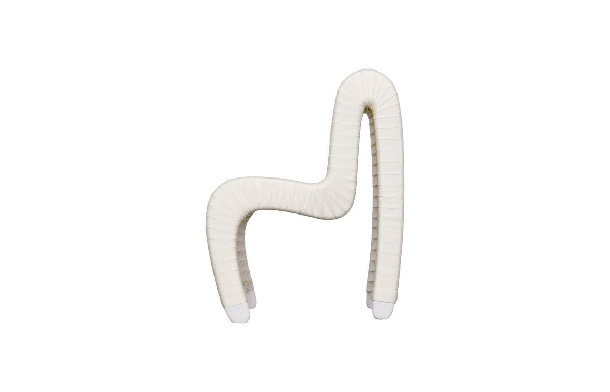 Seat Belt Chair Kid Sized, White - Maison Vogue