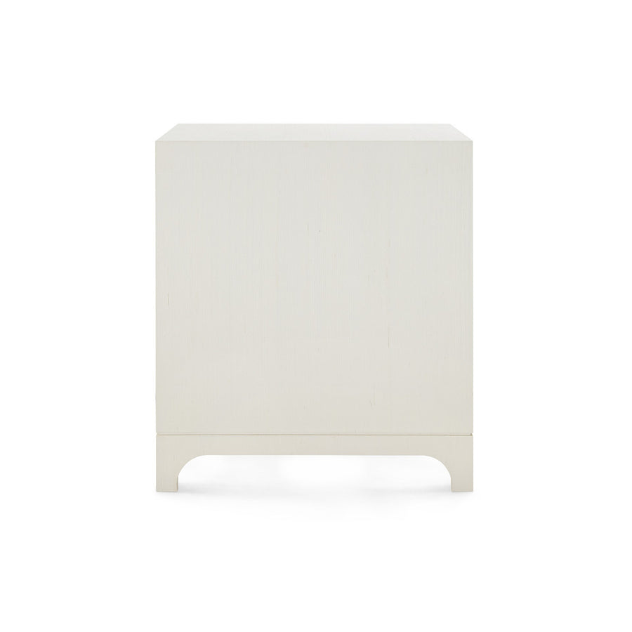 Barrett 3-Drawer End Table, Sand White