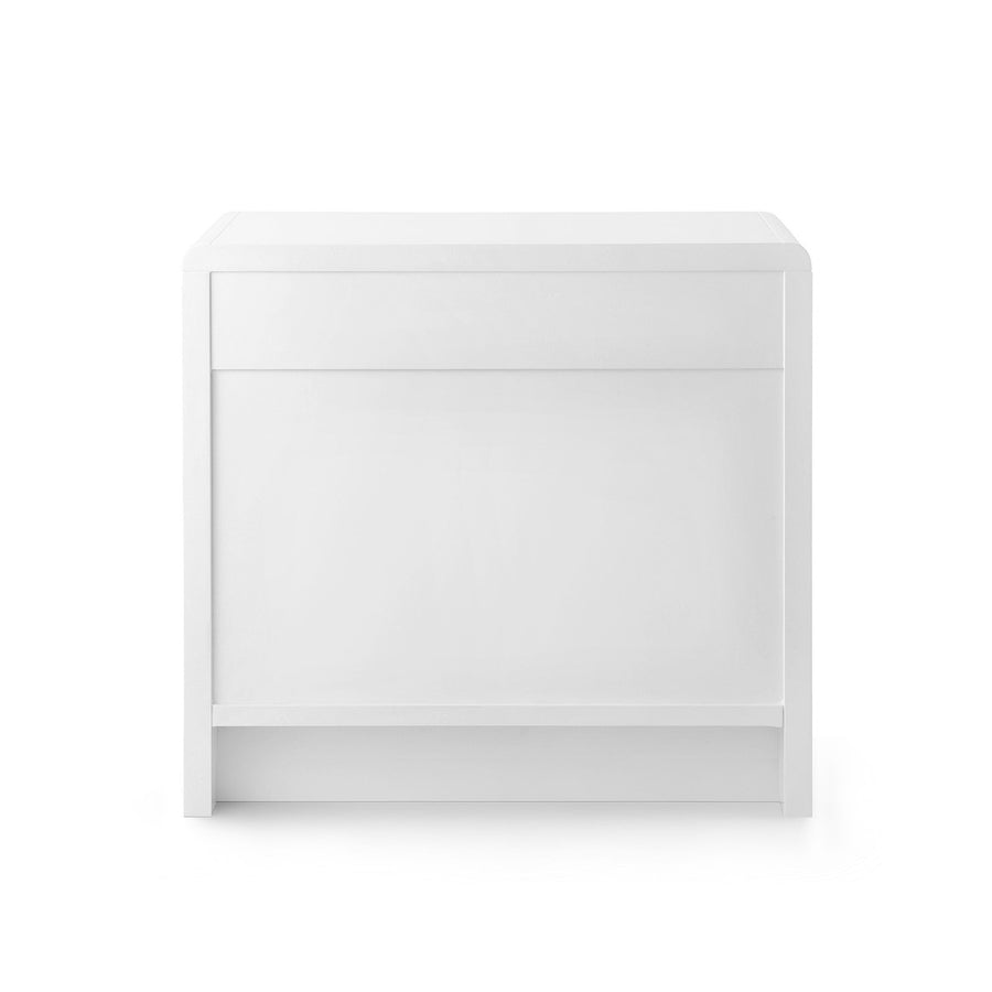 Bryant 3-Drawer Side Table, White Pearl