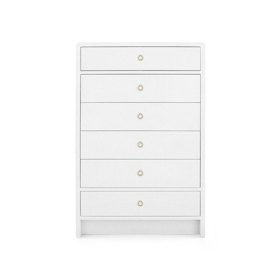 Bryant Tall 6-Drawer, Chiffon White