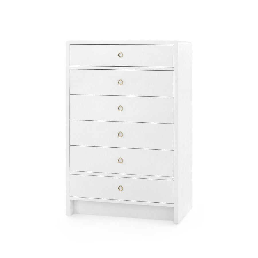 Bryant Tall 6-Drawer, Chiffon White