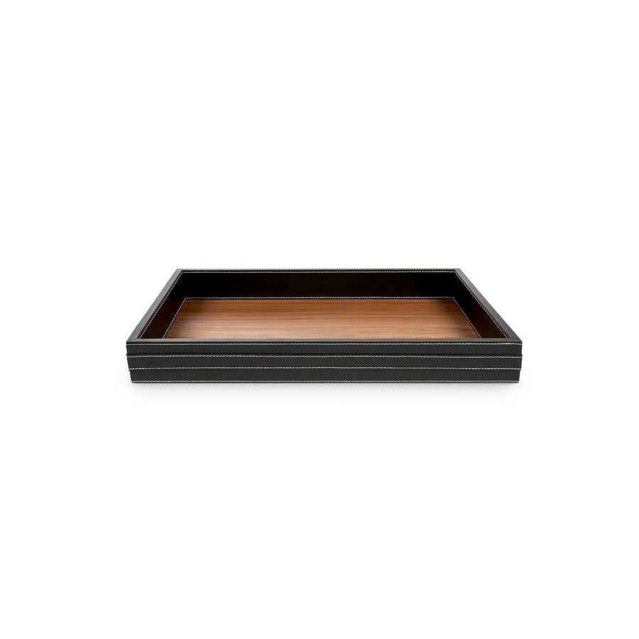 Buckley Rectangular Serving Tray, Black