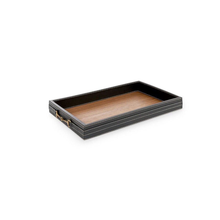 Buckley Rectangular Serving Tray, Black