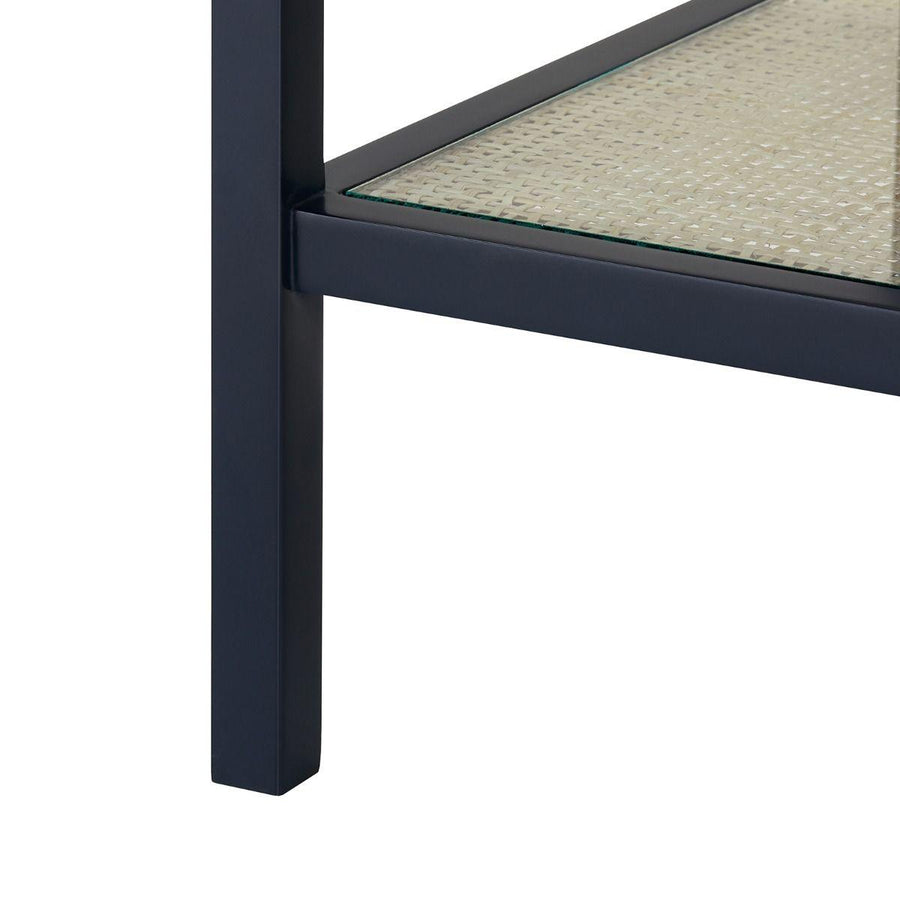 Caanan 1-Drawer Side Table, Midnight Blue - Maison Vogue