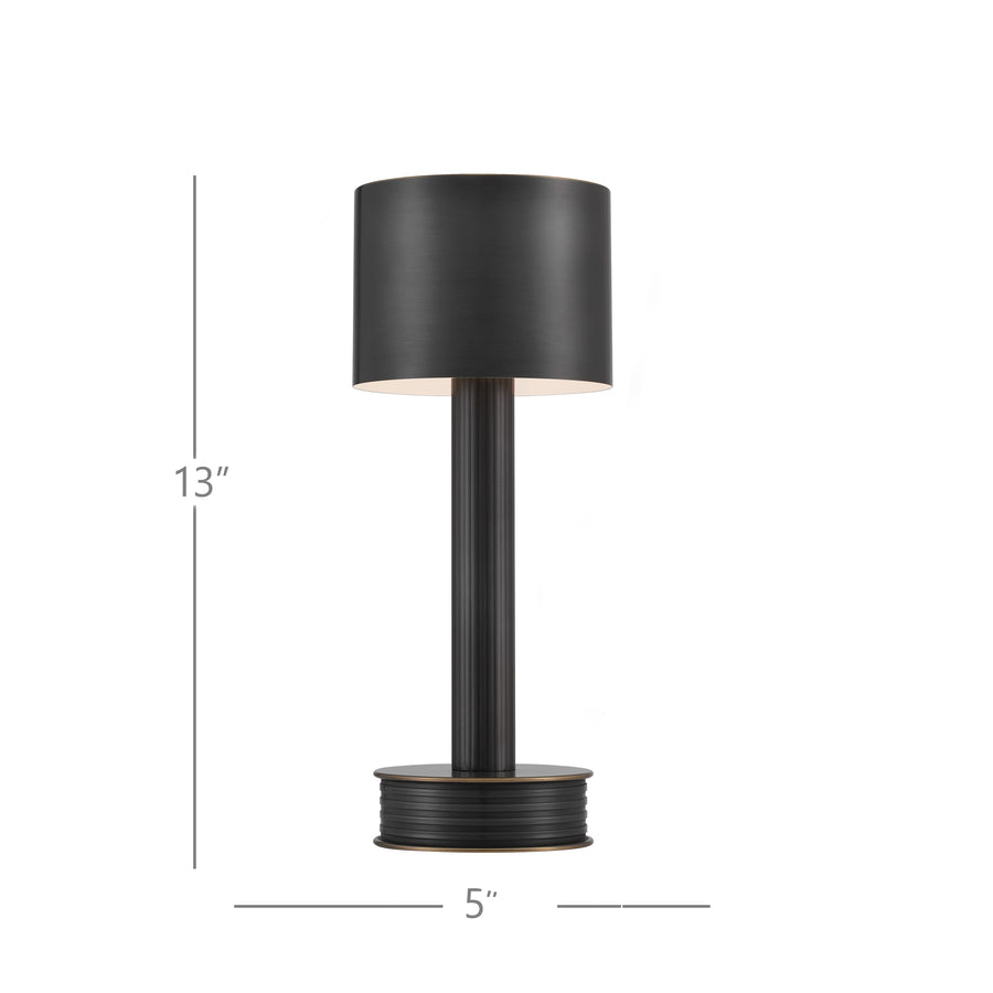 Traverse Bronze Cordless Table Lamp