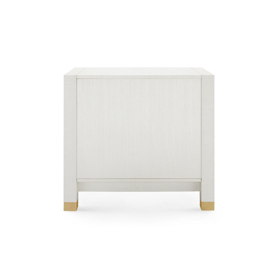 Camden 3-Drawer End Table, Sand White