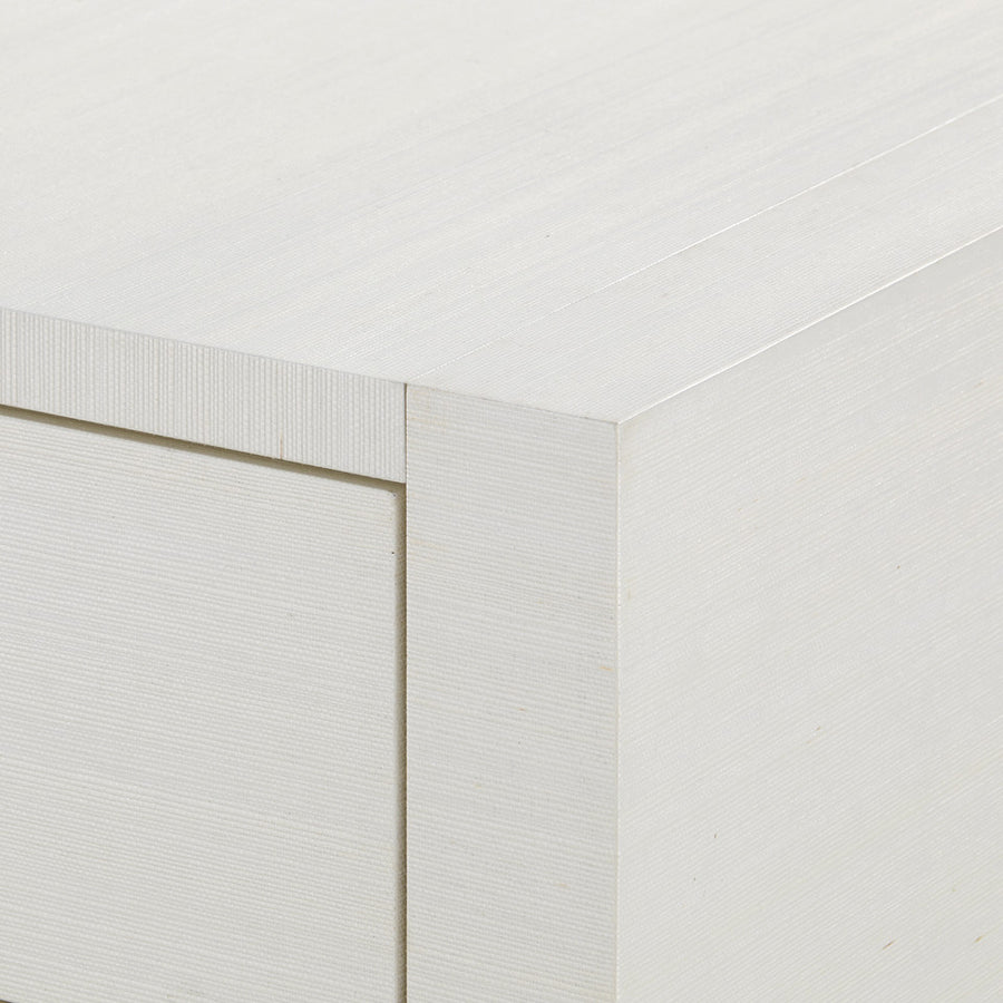 Camden 3-Drawer End Table, Sand White