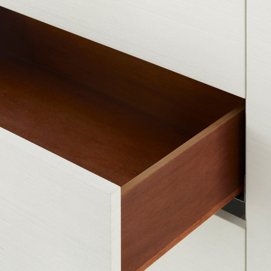 Camden 3-Drawer End Table, Sand White