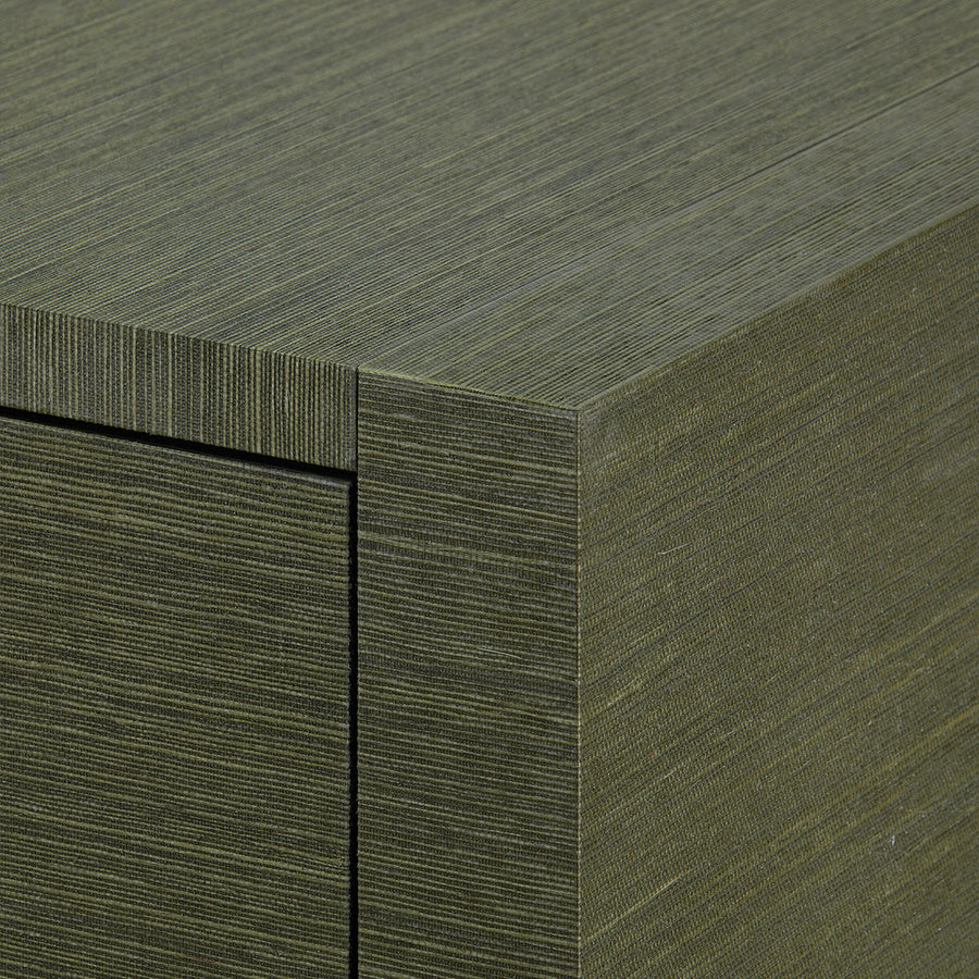 Camden 3-Drawer End Table, Deep Olive