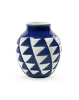 Columbina Vase, Blue and White