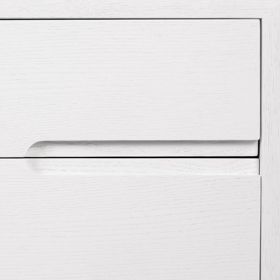 Cora 8-Drawer & 2-Door Cabinet, Soft White