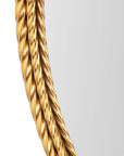 Cordelia Large Mirror, Gold Leaf