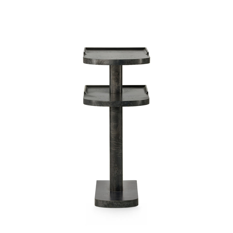 Casey Side Table, Arabica Burl