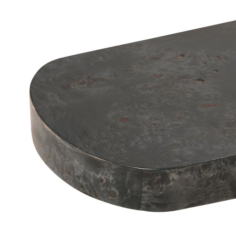 Casey Side Table, Arabica Burl