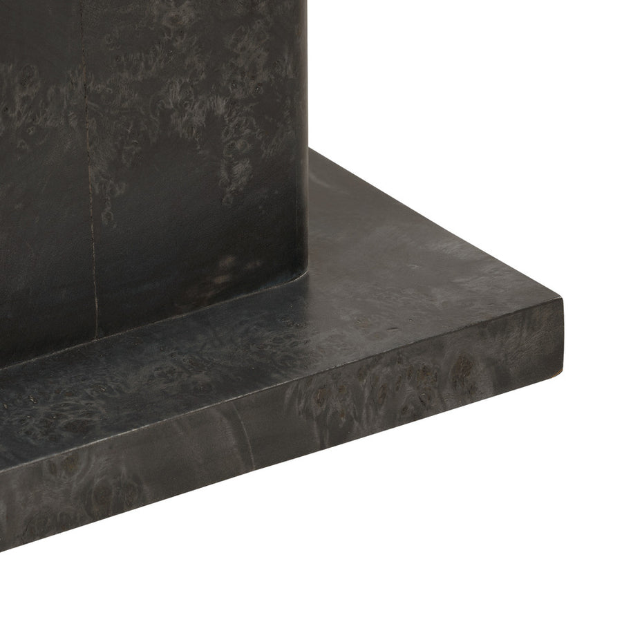 Casey Side Table, Arabica Burl