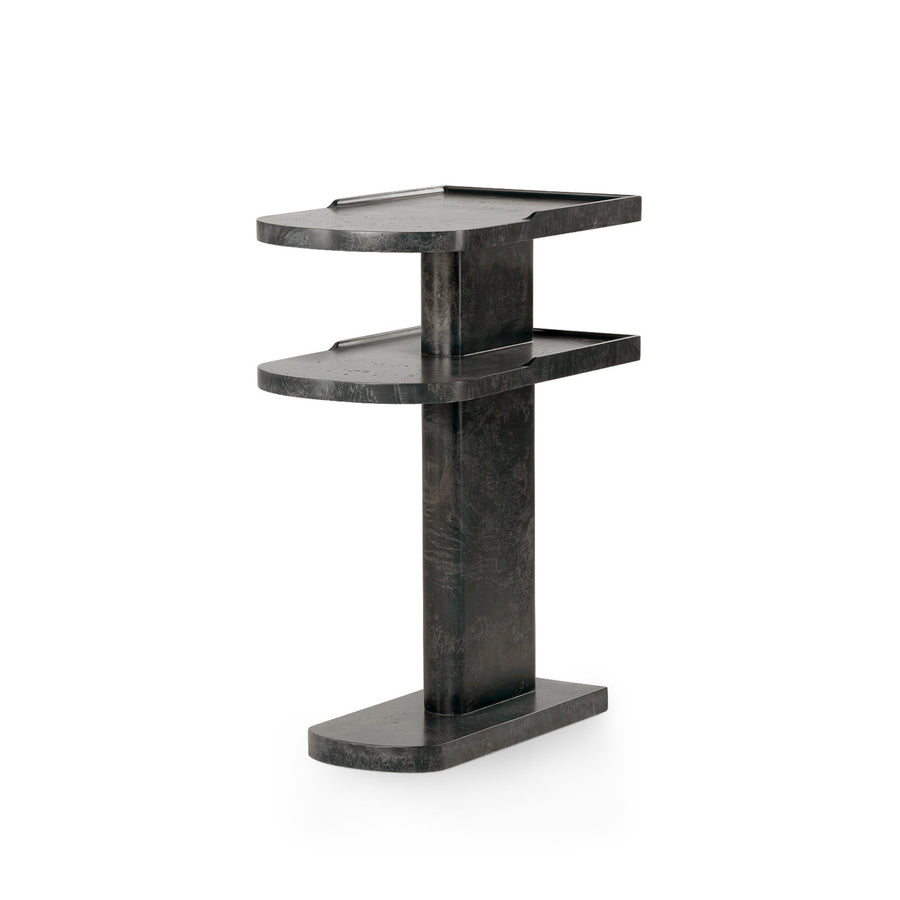 Casey Side Table, Arabica Burl