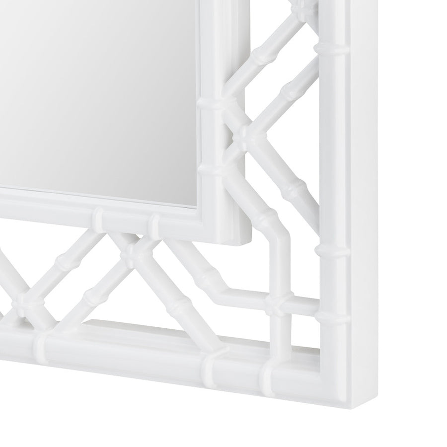 Callista Mirror - Large, Ghost White