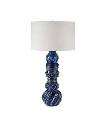 Undersea Dark Blue Table Lamp