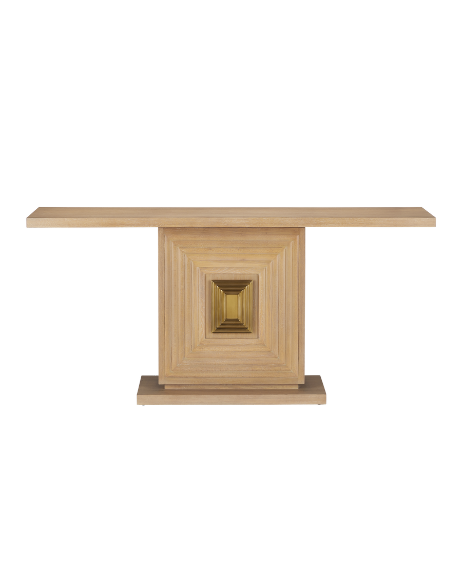 Morombe Washed Oak Console Table