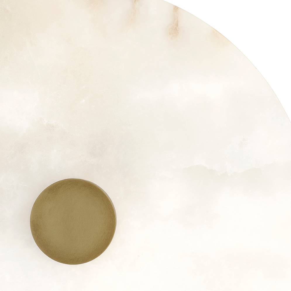 Moers Flush Mount-Antique Brass