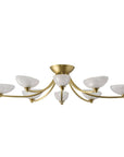 Zamora Flush Mount-Antique Brass
