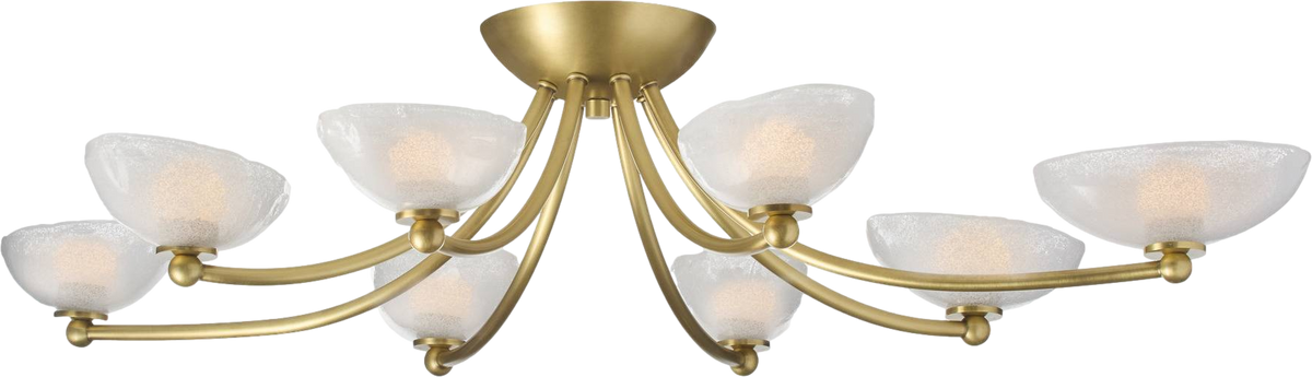 Zamora Flush Mount-Antique Brass
