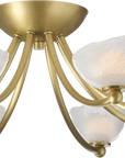 Zamora Flush Mount-Antique Brass