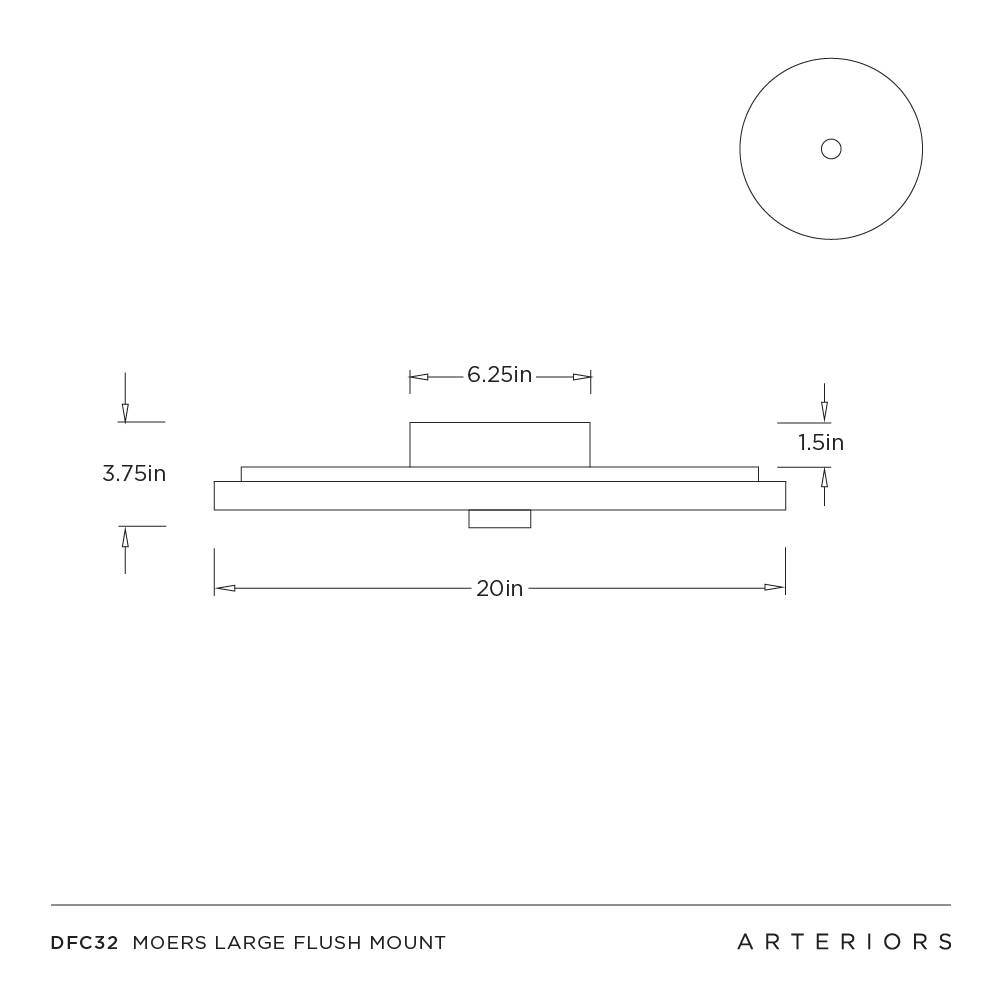 Moers Large Flush Mount