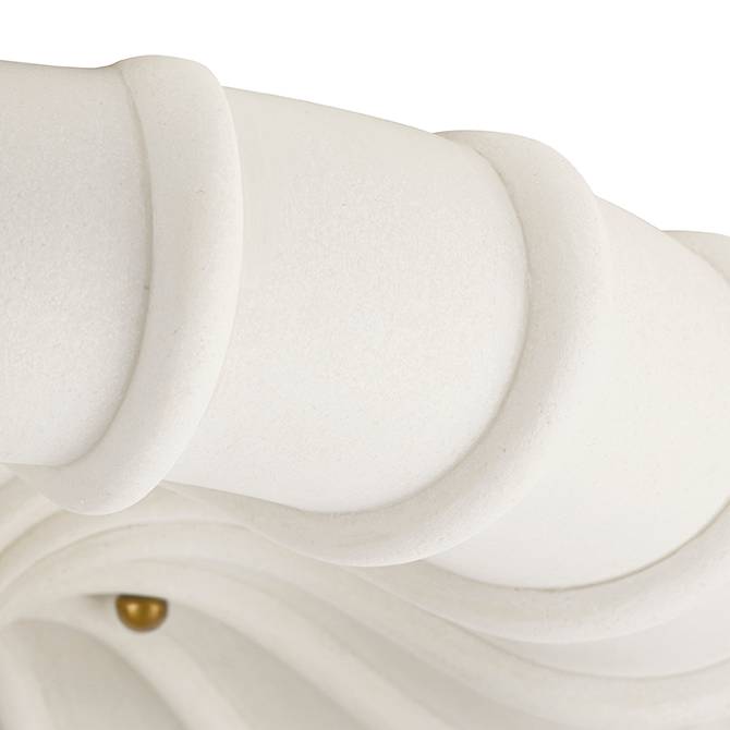 Camella Small Flush Mount-Antique Brass